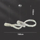 Nordic Luxury LED Crystal Chandelier Pendant Light for Home Decor by Ljojo