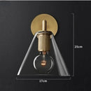 Ljojo LED Copper Wall Lamp for Restaurant Living Room TV Background Lighting