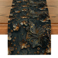 Ljojo 3D Effect Table Runner for Farmhouse Dining and Wedding Decor