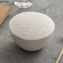 Ljojo Matte Ceramic Bowl with Lid for Soup, Steamed Egg, Dessert & Snack Bowls