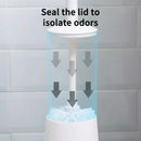Ljojo Long Handle Toilet Brush with Standing Base - Bathroom Cleaning Tool