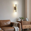 Ljojo LED Wall Lights for Home Dining Stair Bedroom Stone Wood Wabi Sabi Sconce