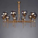 Nordic Glass Ball LED Pendant Light Chandelier - Ljojo Luminaires for Home Decor