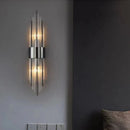 Clear Glass Wall Light for Living Room with E14 G9 Bulb, Ljojo Brand