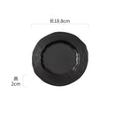 Ljojo Matte Wave Texture Ceramic Plate Set