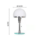 Germany Bauhaus Glass Ball Table Lamp Designer Desk Light E27 Bulb - Ljojo