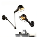 Ljojo LED Wall Lamp Loft Retro Adjustable Wall Lights for Bedroom Reading Lamps