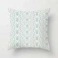 Ljojo Mint Green Geometric Print Lumbar Pillowcase