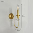 Copper Wall Lamp Luxury Living Room Bedroom Candle Light by Ljojo