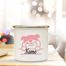Enamel Dog Mom Custom Mug - Ljojo Dog Lovers Tea Cup Best Gift