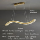 Ljojo Luxury Crystal Chandeliers | LED Pendant Lights for Dining & Restaurant