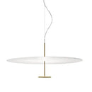 Ljojo Modern Flat Pendant Light Suspension Luminaire Hanging Lamp for Living Room