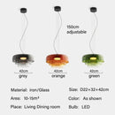 LED Glass Pendant Chandelier Minimalist Cafe Bar Decor Hanging Light by Ljojo