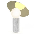 Ljojo Marble Living Room Lamp: Nordic Designer Bedside Art Ball Learning Light