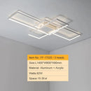 LED Ceiling Light Rectangular Nordic Living Room Lamp Simple Modern Atmosphere Ljojo