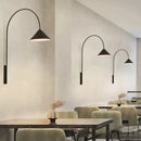 Ljojo Minimalist Black Wall Lamp Modern Home Decoration Creative Long Pole Lighting