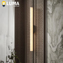 Copper Marble Wall Lamp, Luxury Stone Wall Light for Tv Background by Ljojo