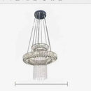 Dimmable LED Chandeliers Modern Crystal Smart Lighting For Dining room Kitchen Living room Lamp Chandelier by Ljojo