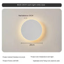 Ljojo LED Touch Sensor Wall Lamp - Modern Minimalist Style for Bedroom, Staircase, Porch