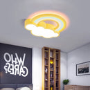 Ljojo Cartoon Rainbow Cloud Ceiling Light for Children's Bedroom - Princess Room Lighting Fixtures