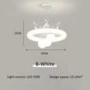 Ljojo LED Pendant Chandelier for Kids Room, Living Room, Bedroom - Full Spectrum Eye Light
