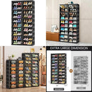 Ljojo™ 10-Tier Foldable Shoe Rack Organizer, Large Collapsible Storage Cabinet