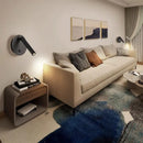 Ljojo LED Wall Lamp for Bedroom Hotel Night Light Rotation Spotlight