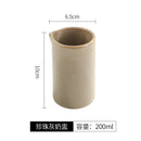 Ljojo Matte Ceramic Gravy Boat Milk Cup Steak Sauce Pot Seasoning Kitchen Tableware