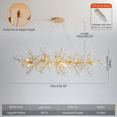 Ljojo Light Luxury Chandeliers: Living Room Crystal Lamp Elegant High-End Circular Dining Room Tea Room Bedroom Lamp