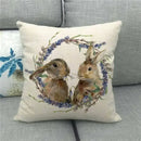 Easter Bunny Eggs Printed Pillow Covers 45x45cm - Ljojo Easter Decorations