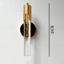 Crystal Minimalist Wall Lamp for Bedroom | LED Lights for Living Room Staircase Indoor Lighting by Ljojo