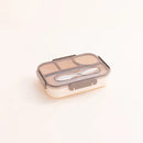 Ljojo 3 Compartment Microwavable Lunch Box Container