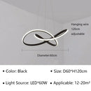Ljojo LED Pendant Chandelier with Remote Control for Home Dining Kitchen Bar