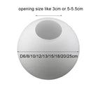 Ljojo Matte White Glass Shades Replacement in Various Sizes for Globe Light Fixture