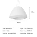 Nordic Art Fabric LED Pendant Lights For Dining Room - Ljojo Chandelier Lighting