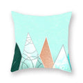 Geometric Marble Print Cushion Cover 45x45cm for Home Decor by Ljojo