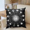 Ljojo Mandala Sun Moon Pillowcase: Bohemian Sofa Cushion Cover