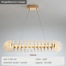 Ljojo Modern Acrylic Chandeliers LED Pendant Lights for Living Dining Room