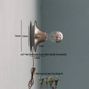 Ljojo LED Wall Light Mirror White Iron Bedside Wall Lamp