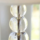 Crystal Glass Ball Table Lamp Modern Bubble Light Reading Bedroom Art - Ljojo