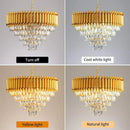 Ljojo Luxury Crystal Chandelier for Living Room and Dining Room