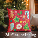 Christmas-themed Pillow Covers for Sofa, Bedroom, Car - Ljojo Brand