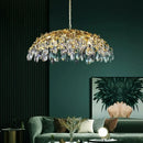 Ljojo Luxury Crystal Chandelier: Modern, Retro Style Lighting Fixture for Living, Dining & Bedroom