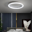 Ljojo Luxury Gold White Ceiling Lamp - Modern LED Circular Ring Rectangle Light