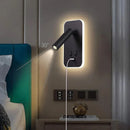Ljojo LED Wall Lamp with Dual Control Switch, Rotatable Lamp Head for Indoor Lighting