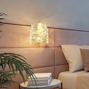 Ljojo Crystal Pendant Light Chandelier Modern Stylish Lighting Fixture for Bedroom Hallway Decor
