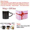 Ljojo Magic Photo Mug Customized with Your Image and Text - Ceramic Tea Cup