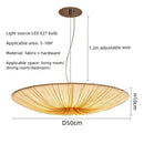Wabi Sabi Retro Cloth Led Pendant Light Chandelier by Ljojo