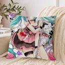 Ljojo 40*40 Hatsune Miku Pillow Cover Set for Stylish Bed Decor