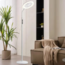 Ljojo LED Full Spectrum Fan Light - White Circular Ring - Three Color Light Source